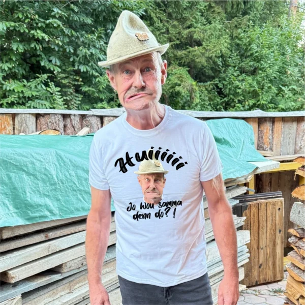 Huiii Shirt das Original Franz Grasser